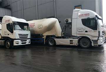 Transport Containerdienst Silo Kühltransport Langenbach Freising Gmach